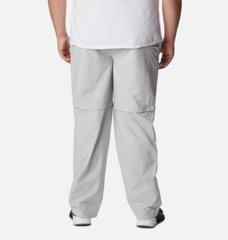 Men's Columbia PFG Backcast Convertible Pants Light Grey | Plus Size CA-XC416